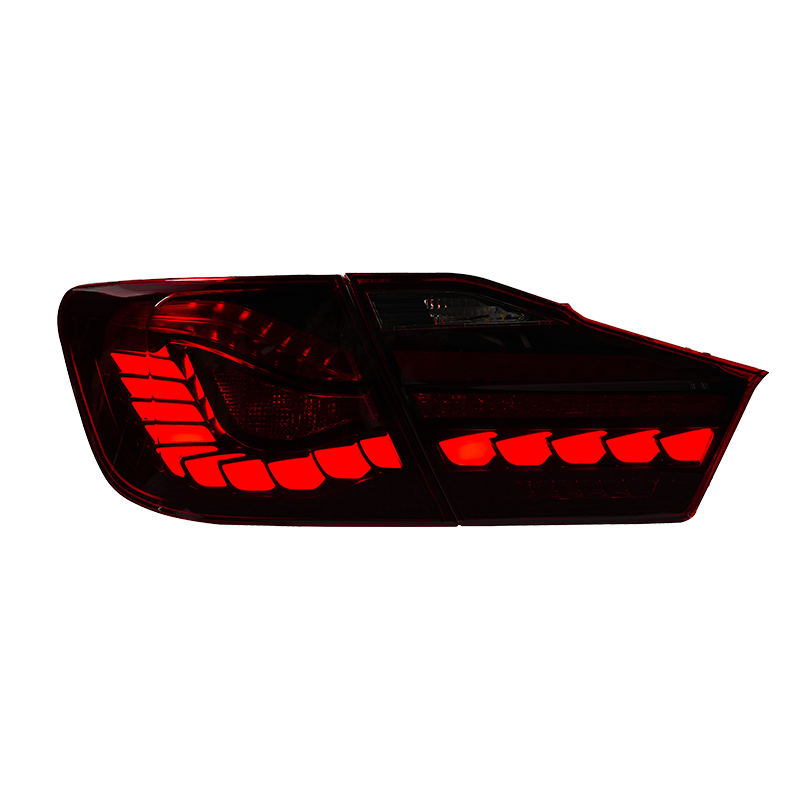 XZ086 M4 Dragon Scale Style Two-Color Car Tail Lamp for Toyota Camry 2012